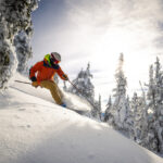 Powder skiing