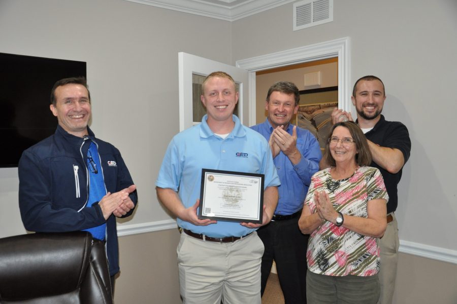 Nathan Ryba Certified Building Contractor Award